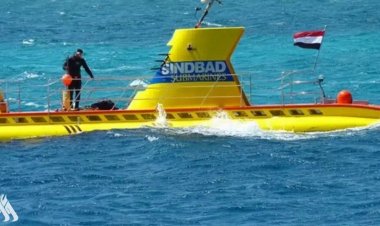 مصرع 6 سياح وإصابة 9 في حادث غرق غواصة في مصر