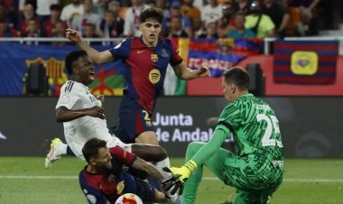 حارس برشلونة عن لحظة تسجيل هدف الحسم: كنت مشغولا بهذا الأمر