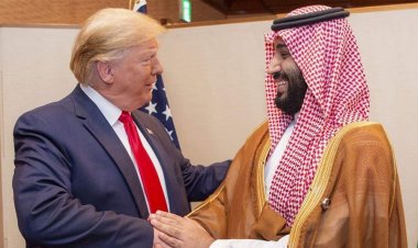 بالصور.. ولي العهد السعودي يستقبل ترامب في الرياض