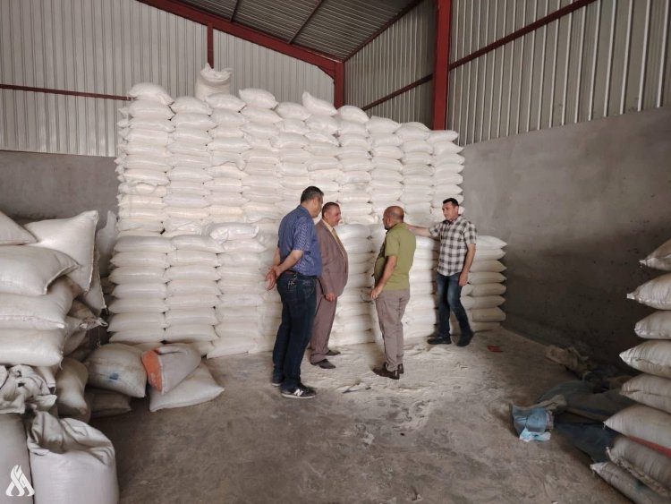 الرقابة التجارية تضبط كميات من الحنطة والطحين المهرب في ديالى