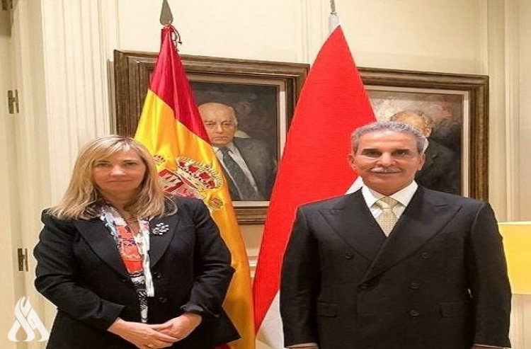 رئيس مجلس القضاء يبحث مع نظيره الإسباني التعاون بين البلدين في المجال القانوني