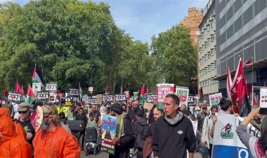 تظاهرات وسط لندن تندد باحتلال غزة