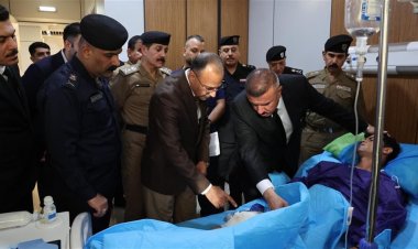 الشمري يوجه بإرسال جرحى حادثة المعامل للعلاج في الخارج