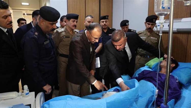 الشمري يوجه بإرسال جرحى حادثة المعامل للعلاج في الخارج