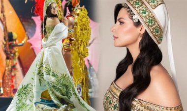 زي فلسطيني غني برموز القدس يضيء حضور ملكة جمال فلسطين في مسابقة ملكة جمال الكون!