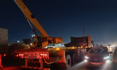 المجمع العدلي في الحسينية يودع الكتل الكونكريتية (صور)