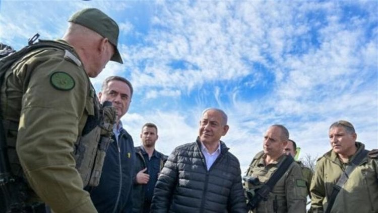 نتنياهو وكاتس يتجولان في سوريا
