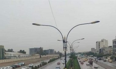 الحدباء تواصل استقبال الامطار منذ الصباح