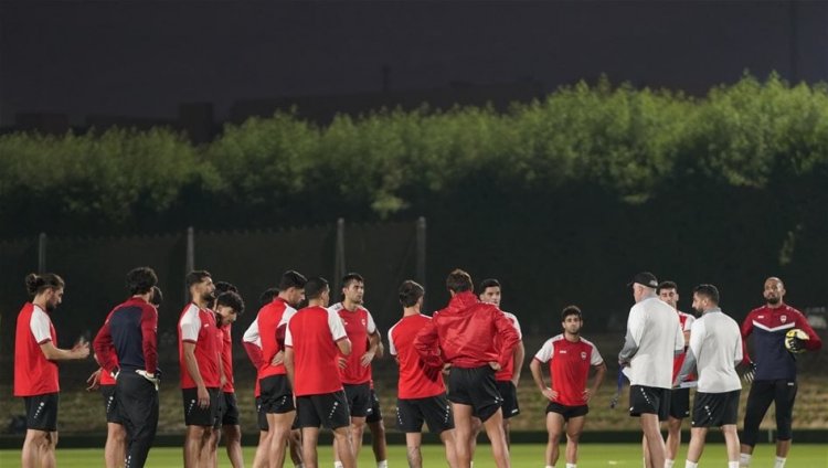 بالصور.. تدريبات أسود الرافدين قبل مواجهة الأردن غداً