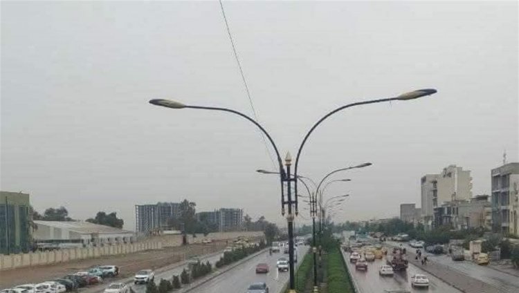 الحدباء تواصل استقبال الامطار منذ الصباح