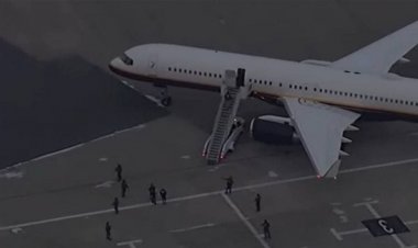 طائرة تقل مادورو تصل إلى نيويورك